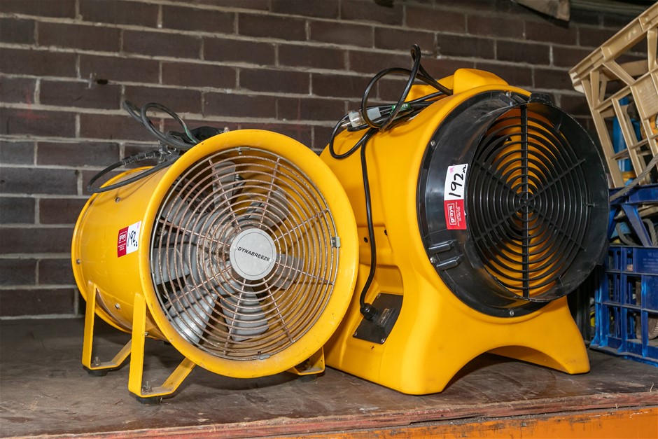 Industrial Floor Drum Extraction Fans Auction (0192-5062560) | Grays ...