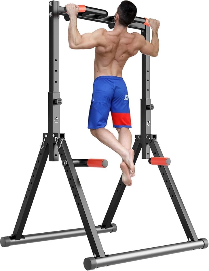 PTEROMYS Power Tower Pull Up Dip Station Assistive Trainer Multi-Function H