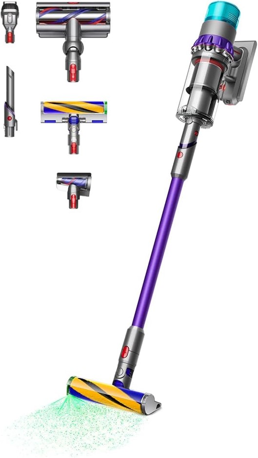 DYSON Gen5detect™ Absolute Cordless Vacuum Cleaner (Purple/Iron). NB: Has b