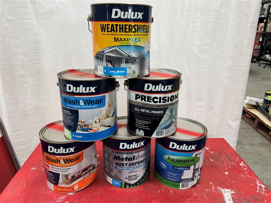 Assorted 4Lt Tins of Paint - Quantity 39 Tins