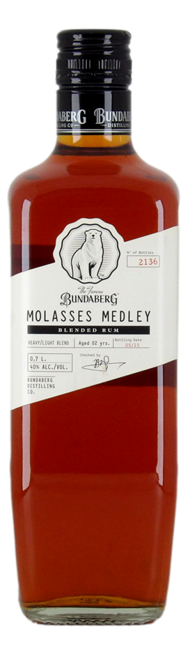 Bundaberg Limited Release Molasses Medley 2 Year Old 2015 Rum (1x 700mL)
