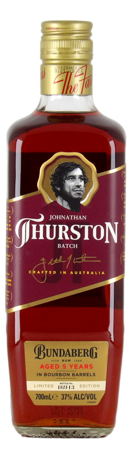 Bundaberg Johnathan Thurston Batch Limited Edition 5 Y/O Rum (1x700mL), QLD