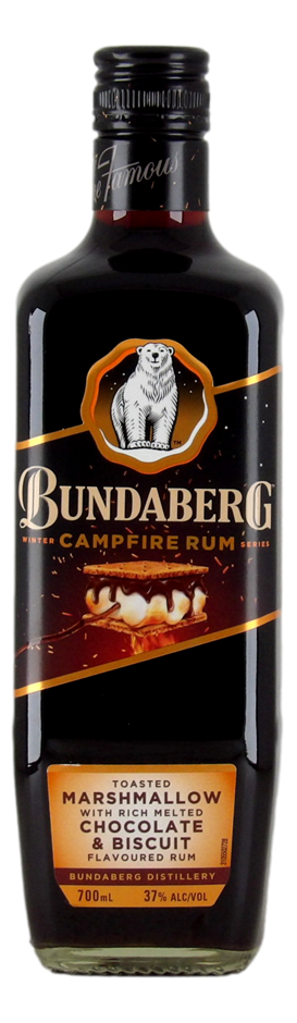 Bundaberg Campfire Marshmallow Chocolate & Biscuit Flavoured Rum (1x 700mL)