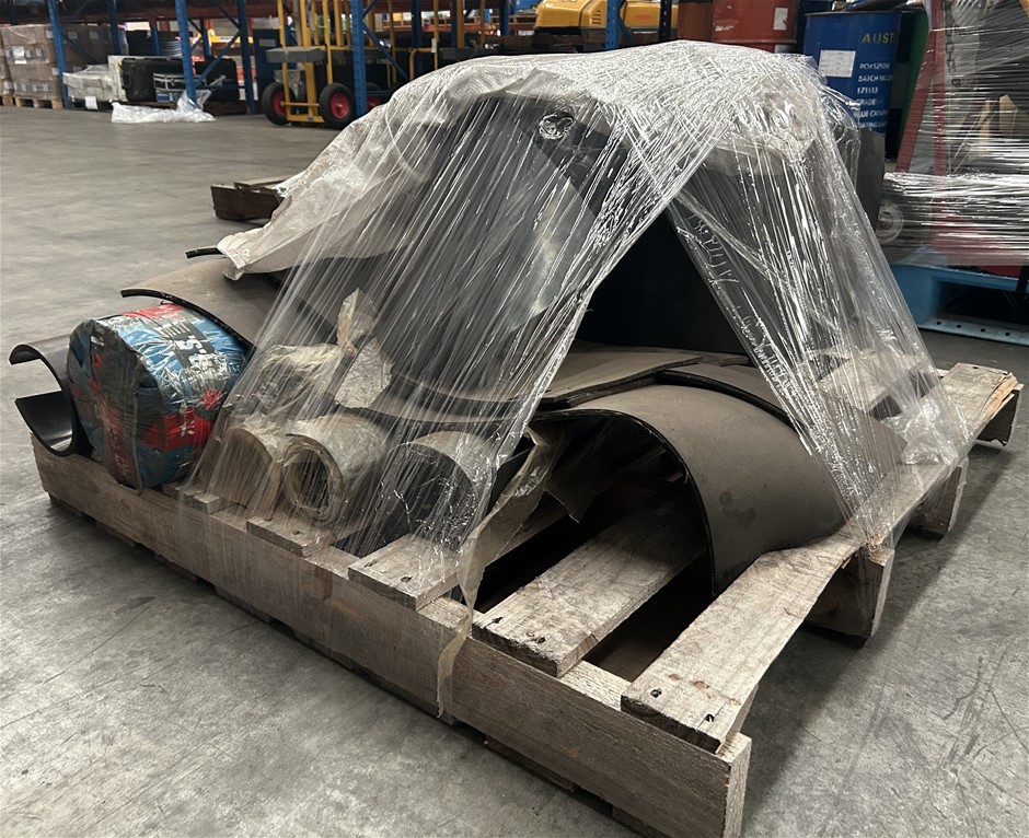 Pallet of Assorted Flat Rubber
