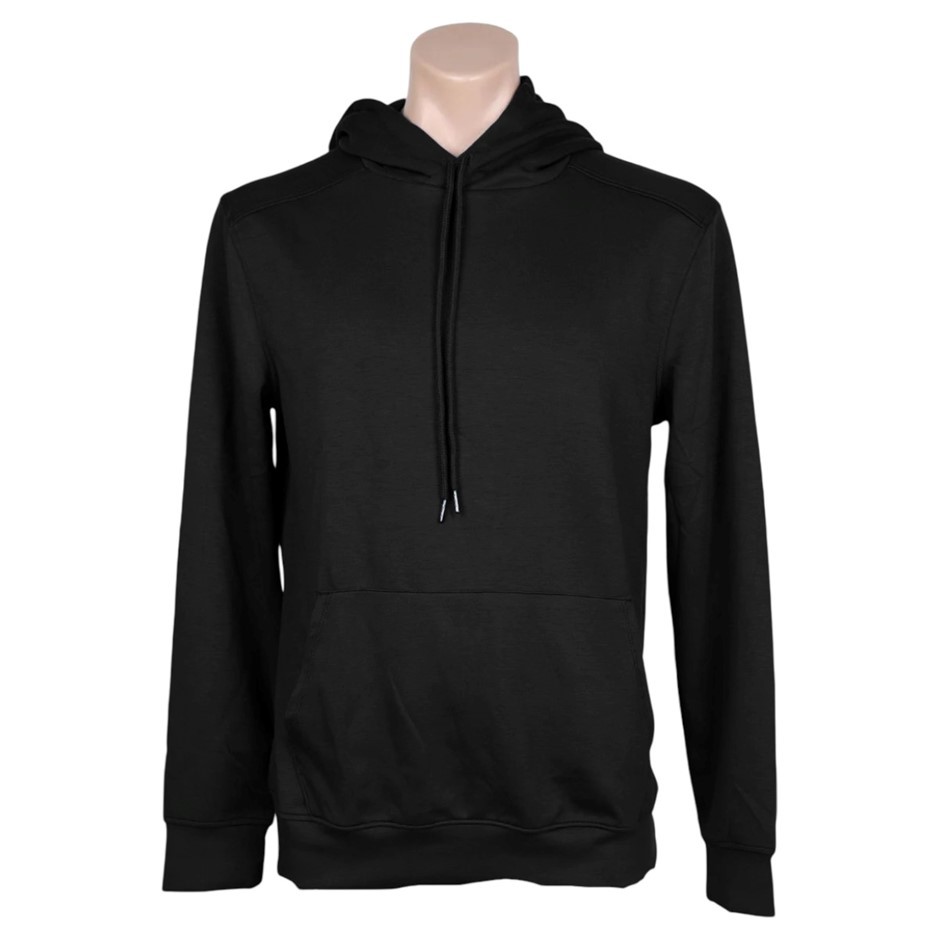 BOSTON TRADERS Men's Soft Hoodie, Size XL, Black.