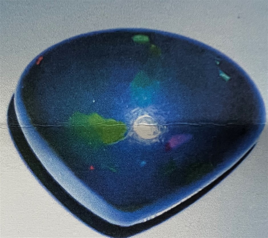 13.97 carat Ethiopian opal with valuation $3576