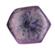 35.97 carats natural star sapphire purple Madagascar certified