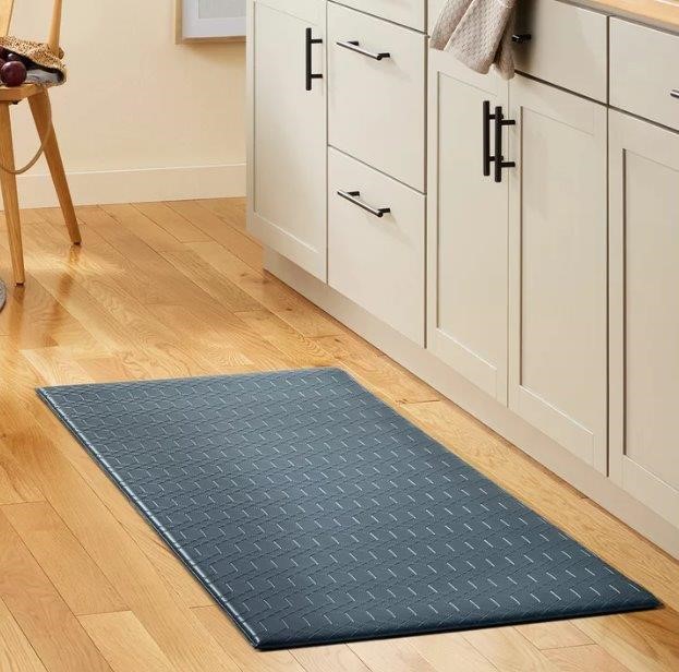 2 x TOWN & COUNTRY LIVING Kitchen Runner Floor Mats, 50cm x 139cm, Navy.