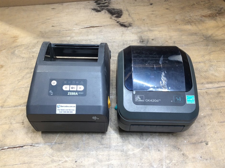 Zebra ZD421 Label Printer + Zebra GK420d Label Printer