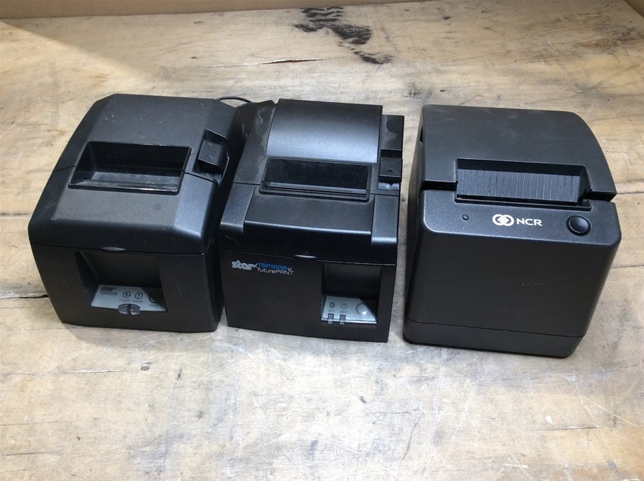 Star TSP100III Receipt Printer+ Star TSP650 Receipt Printer + Ncr Unknown