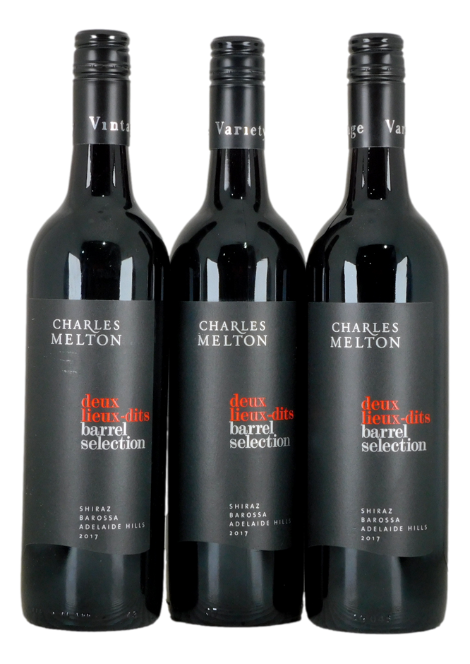 Charles Melton deux lieux-dits barrel Shiraz 2017 (3x 750mL), Adelaide Hill