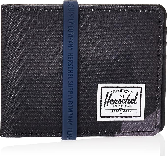 HERSCHEL Hank RFID Wallet, One Size, Night Camo. Buyers Note - Discount Fr