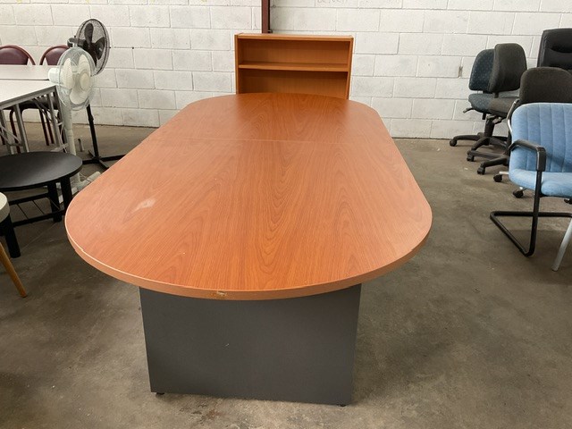 Boardroom Table and Bookcase