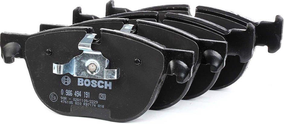 BOSCH BP1109 Front Brake Pads (Bendix DB2006 Equivalent) Low-Metallic, 76.8