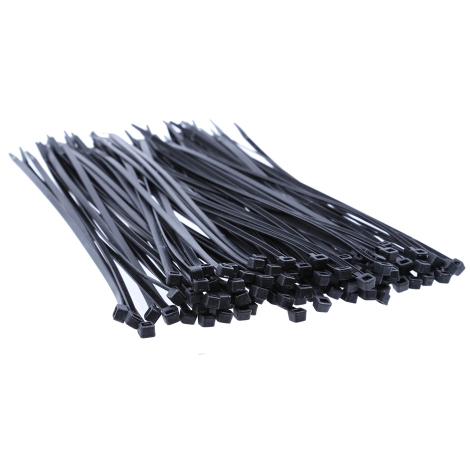 3 Packs Of Cable Ties Each 100pcs, Size: 4.8 x 300mm, Black.