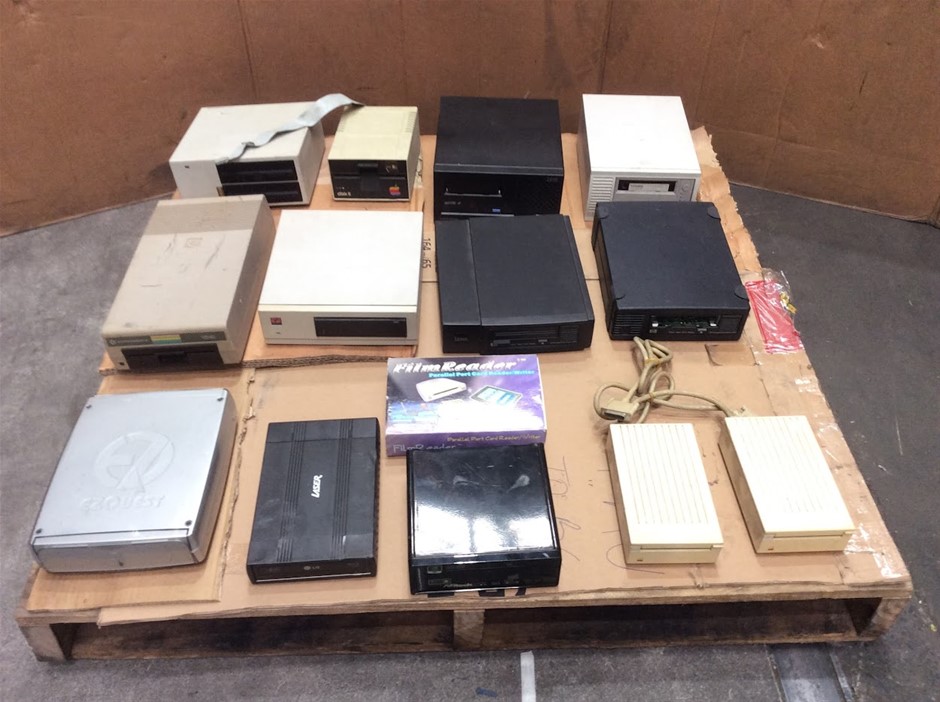 Mixed Vintage External Drives & Legacy Storage Devices Lot