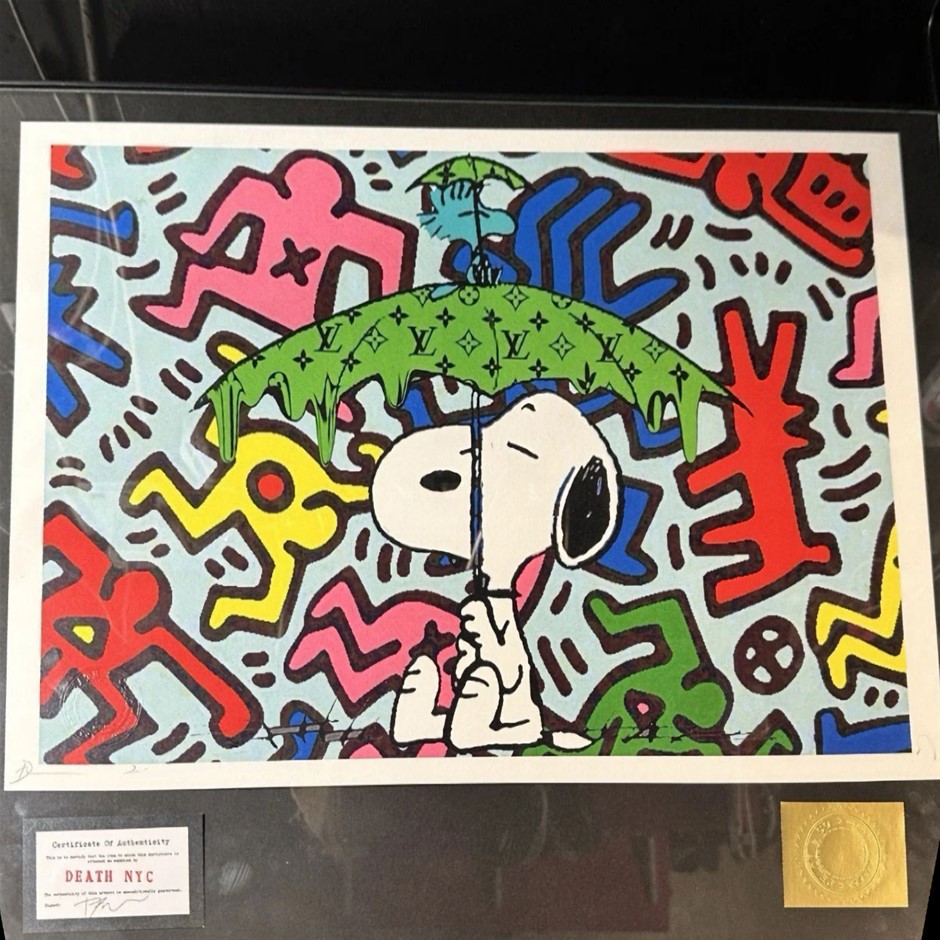 Death NYC Ltd Ed. Signed Graffiti Pop Art Print