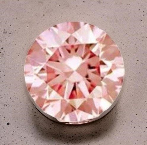 0.011 Carat Australian Pink Diamond PC 1 round diamond certified
