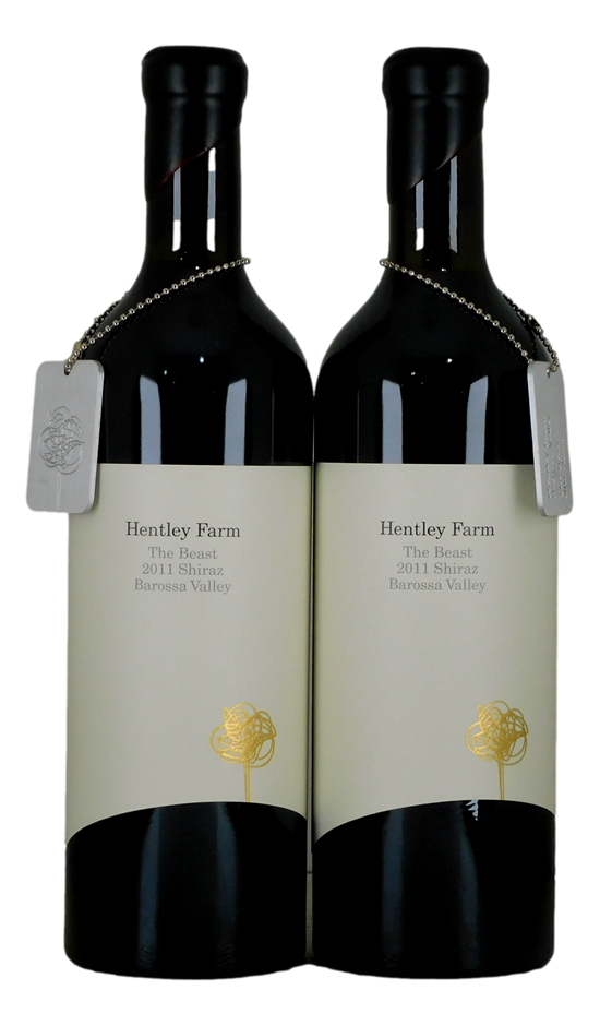 Hentley Farms The Beast Shiraz 2011 (2x 750mL), Barossa Valley.