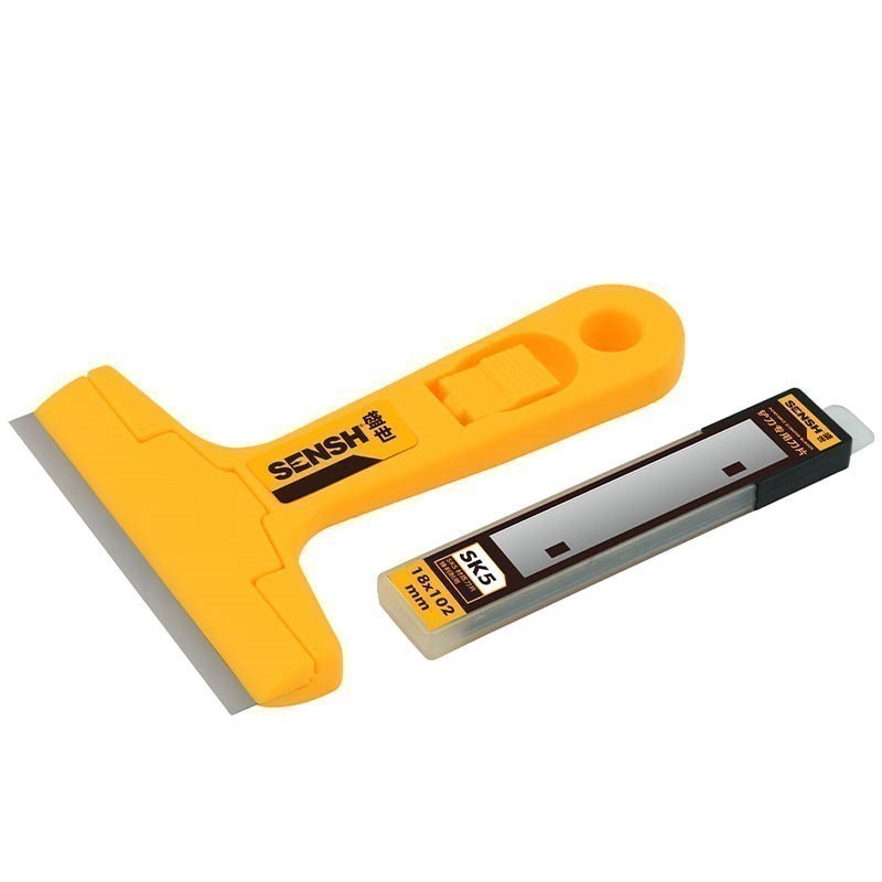 3 x SENSH Hand Wall Scrapers, 18 x 102mm.