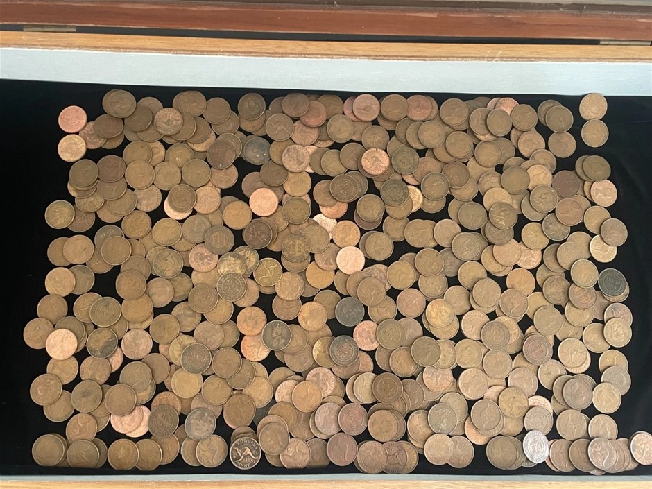 3.5 Kilo of Australia Pre Decimal Pennies & Half Pennies Bulk