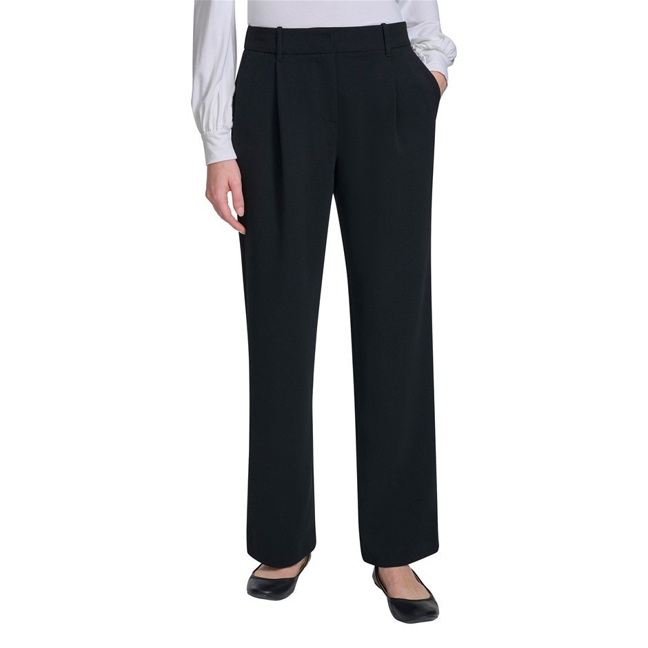DKNY Women's Wide Leg Pant, Size 10, Black. Buyers Note - Discount Freight
