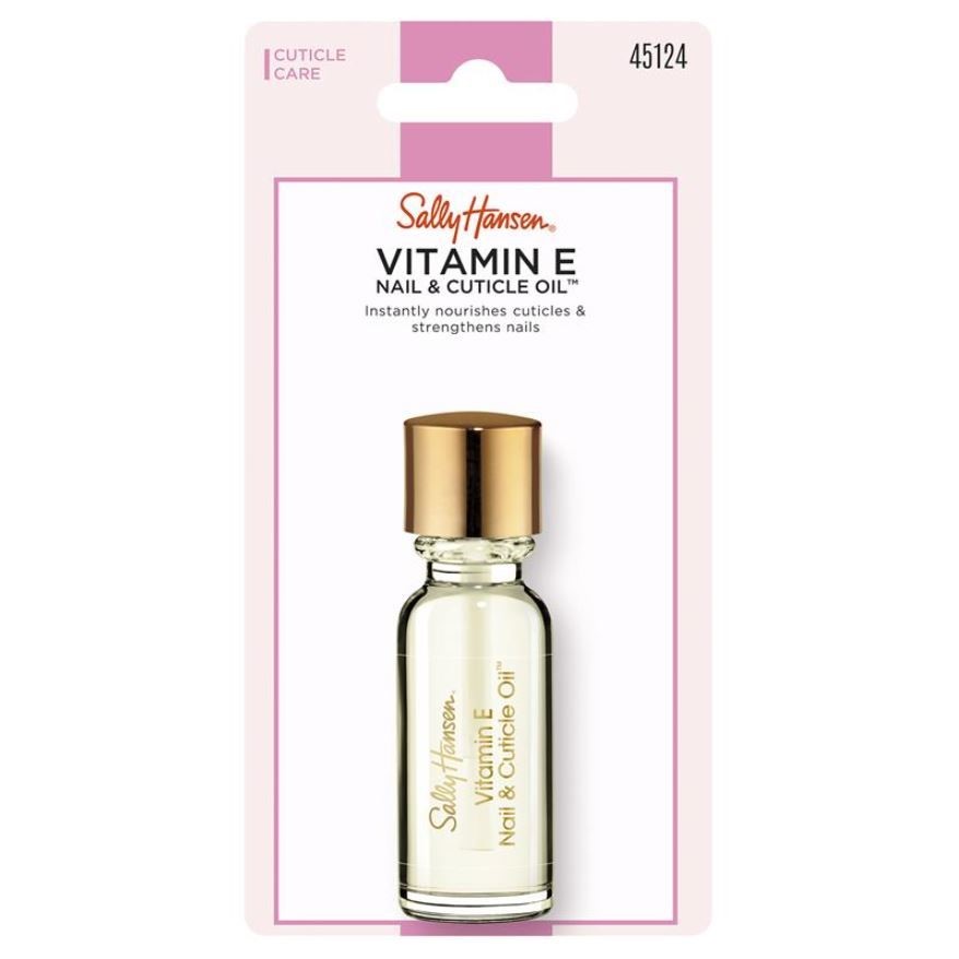 3 x SALLY HANSEN Vitamin E Nail & Cuticle Oil, 13.3ml.