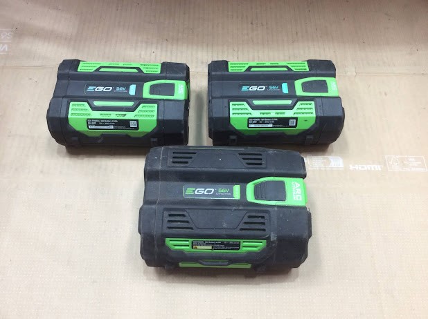EGO Power+ 56V 4.0Ah BA2240E Lithium-Ion Battery (Lot of 3)