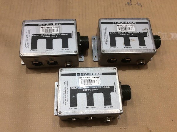 Benelec C840301 DRAI Radio Interfaces (Lot of 3)