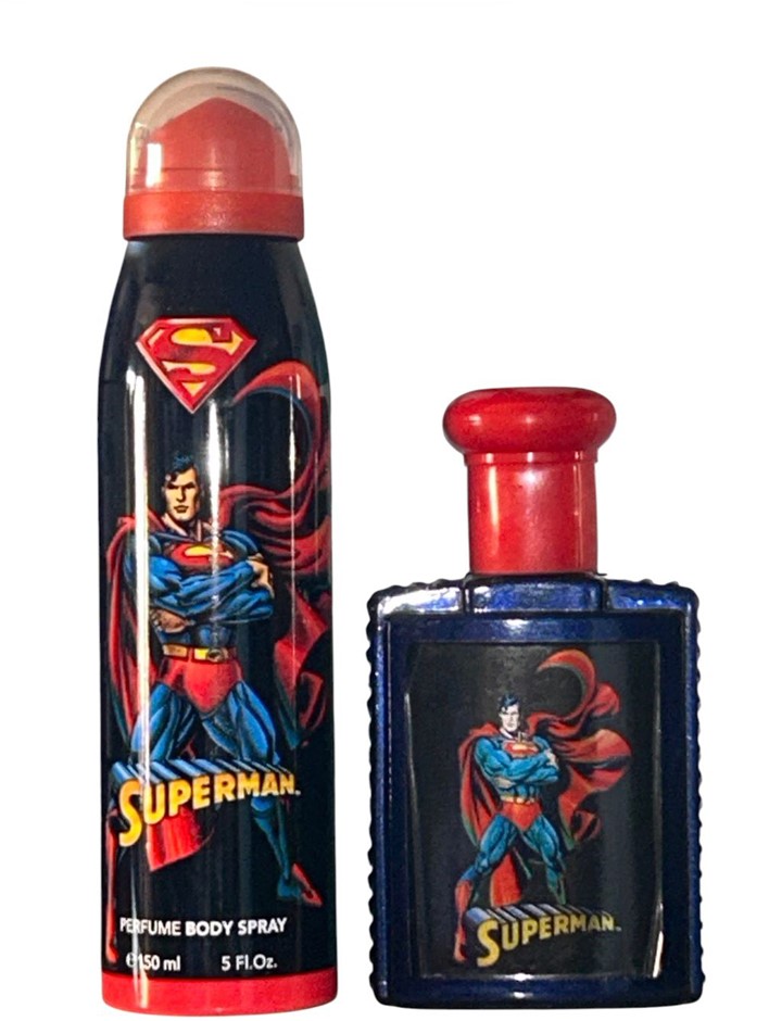 2x Superman Perfume & Body Spray