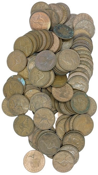 One Kilo of Australia KGV/King George VI/Queen Elizabeth Mix Date & conditi