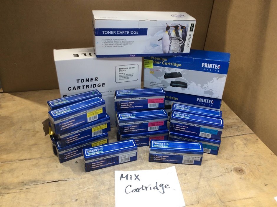 Mixed Brand Assorted Models Toner Cartridges