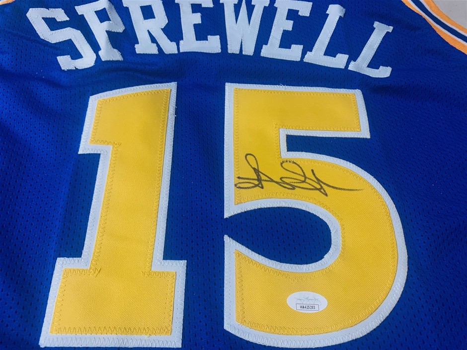 Latrell Sprewell signed Jersey - Golden State Warriors