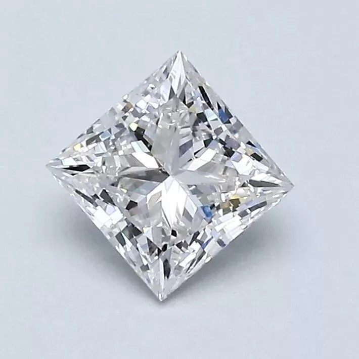 0.04 Carat White Natural Princess cut diamond