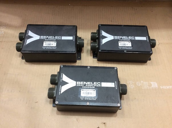 Benelec C840302 Drai Amplifiers (Lot of 3)