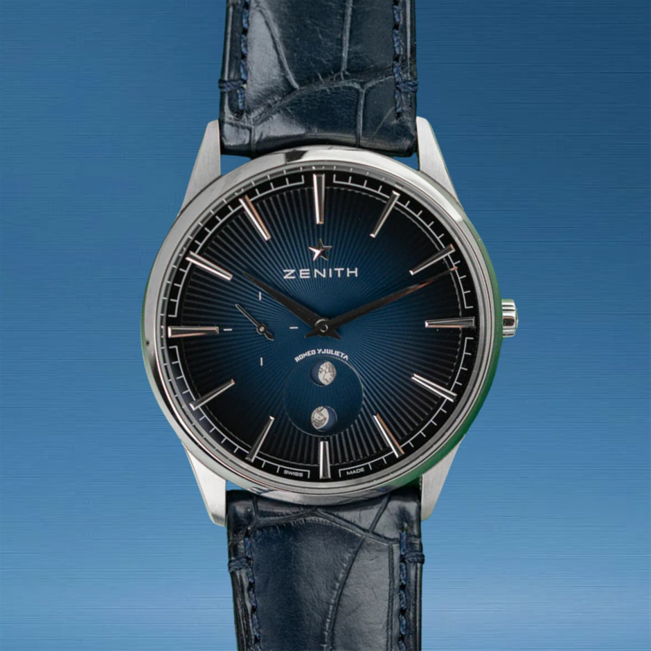 ZENITH ELITE MOONPHASE ROMEO Y JULIETA 40MM 03.3101.692/02.C922 BXP&COA