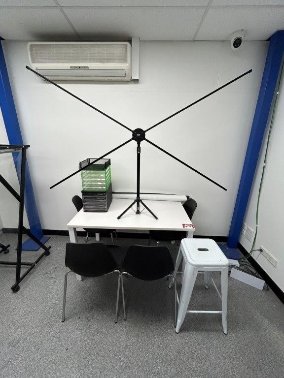 Table/Dining Set and Assorted items including