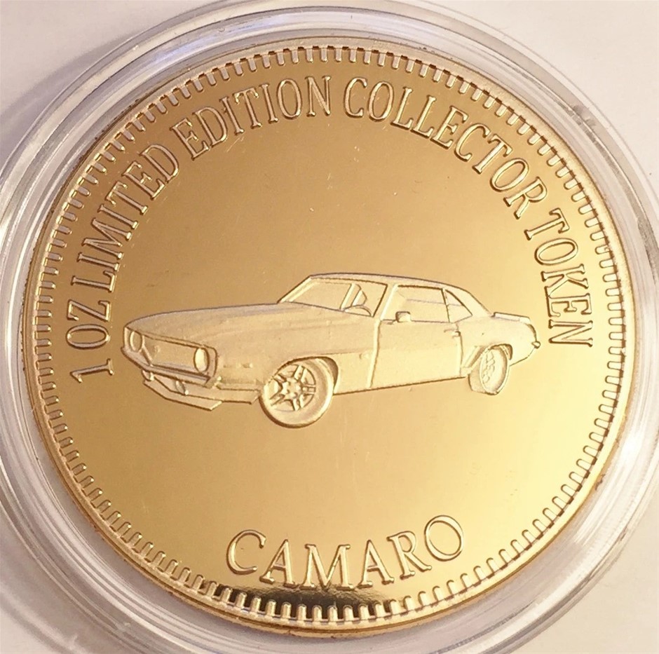NEW 2016 "CAMARO" M/Car Series 2 1 0z HGE 999 24k Gold Coin LTD 2,500
