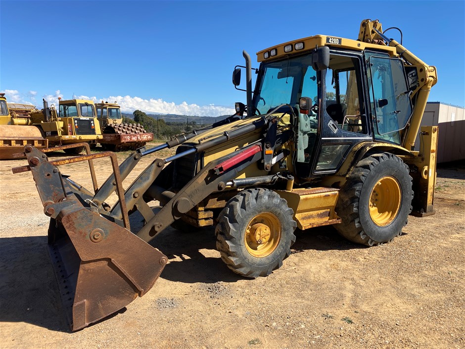 Caterpillar 428D 4WD Front End Loader Backhoe