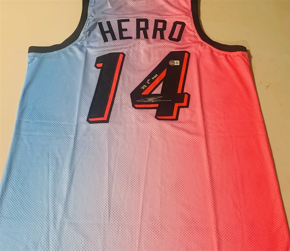 Tyler Herro Signed and Inscribed Jersey - Miami Heat