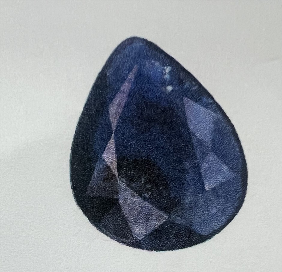 1.96 carats Natural Blue Sapphire Madagascar Certified