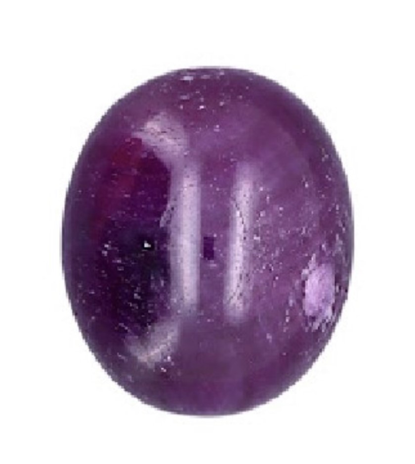 6.99 carat reddish pink ruby with valuation usd $873.75