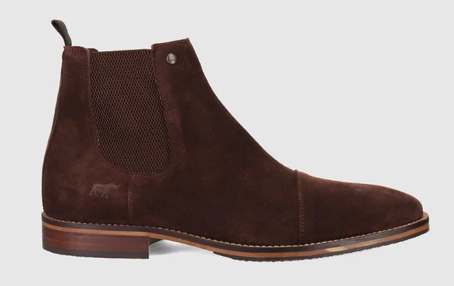 Wild Rhino Men's Steele Boot, Dark Brown Suede, EU 42/US 9