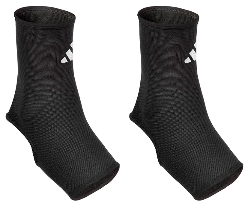 2x Adidas Ankle Support - Black & White - Medium
