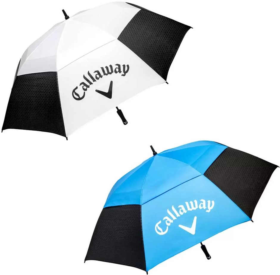 CALLAWAY 2pk 62 Auto Open Vented Golf Umbrella. NB: Not in original packagi