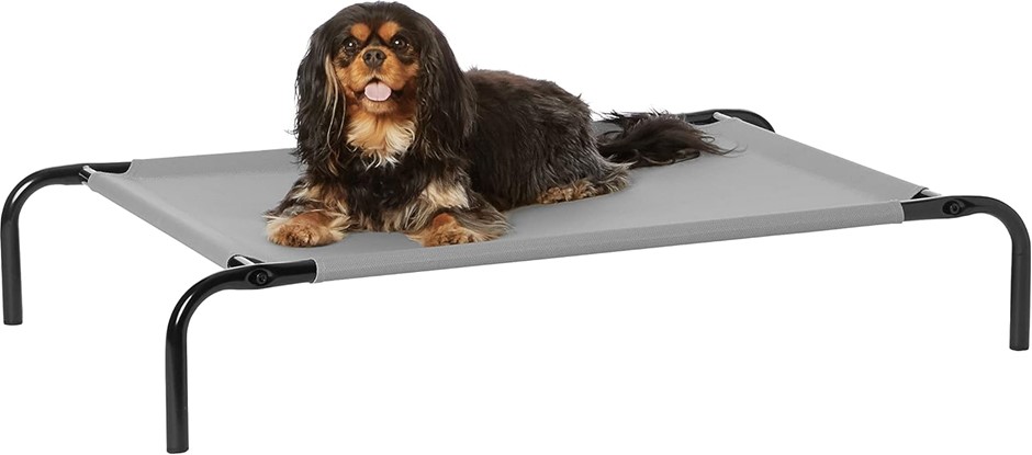 2x AMAZON BASICS Cooling Elevated Pet Bed, Small (90 x 55 x 20 centimeters)