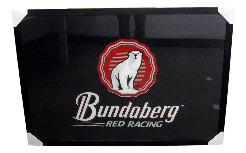 Sydney P/Up ONLY -  Framed Bundaberg Red Racing Flag 94x129cm