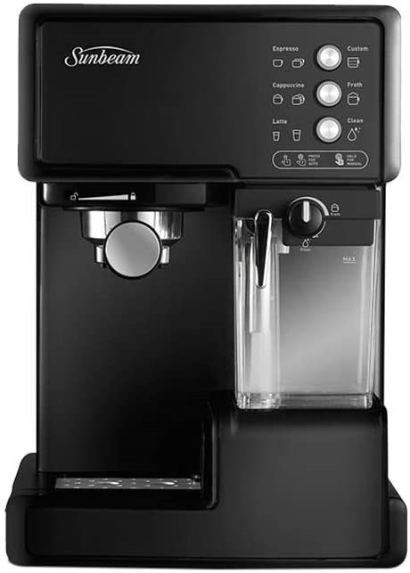SUNBEAM Coffee Machine, Model EM5000K, 2L Water Tank. NB: Has Been Used & N