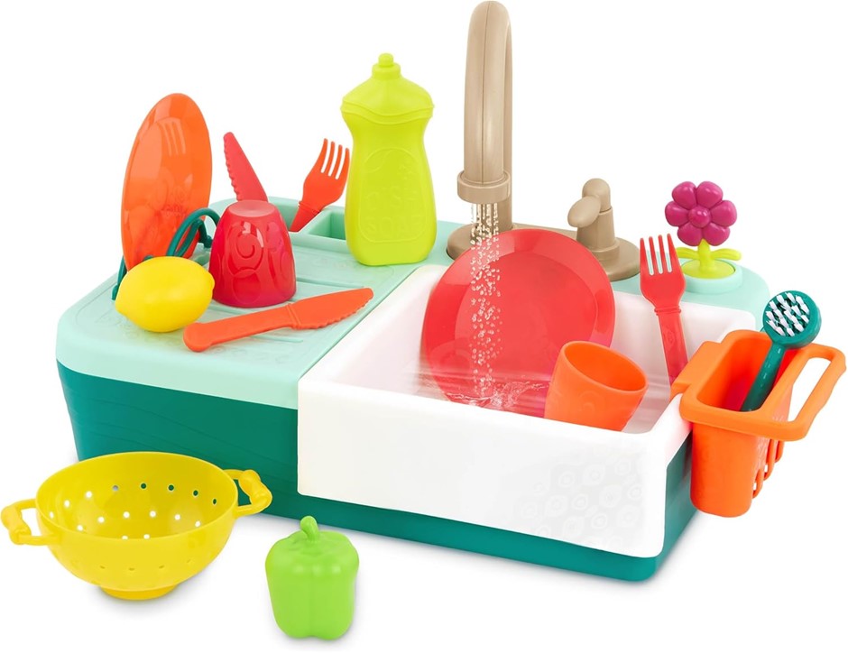B.TOYS Sink Play Set Toy Kitchen Sink 3+ Years