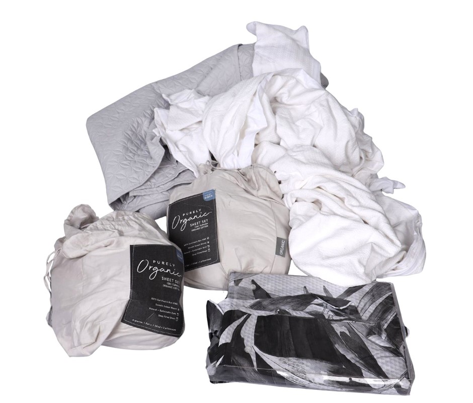 Assorted Bedding Sheets.